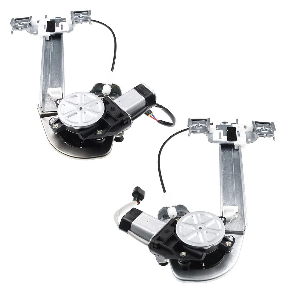 2 регулятора стеклоподъемника с двигателем для Pontiac Bonneville 00-05 задние левые и правые - Изображение 2 из 4