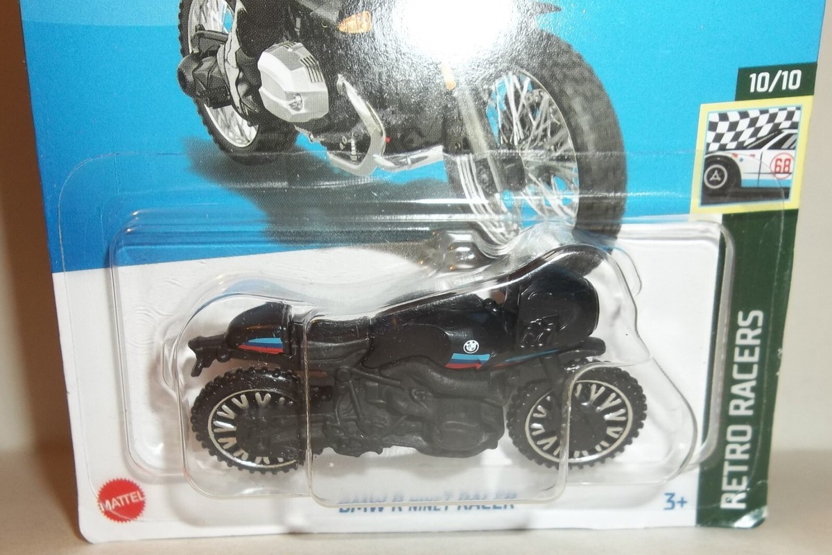 2022 HOT WHEELS HW RETRO RACERS 10/10 BLACK BMW R nineT RACER