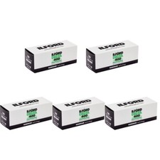 5 Rolls Ilford Delta 400 120 Professional Black and White Film, 780668