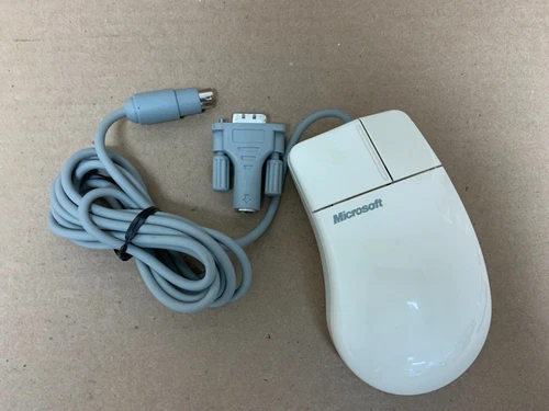 #D) Microsoft PS2 serial Mouse Port Compatible roller ball 2.0 58264 C3KAZB1