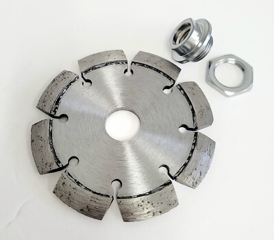 4.5'' x .250'' Laser welded V-shaped Crack Chaser for Concrete w/ 5/8''-11 Adapter