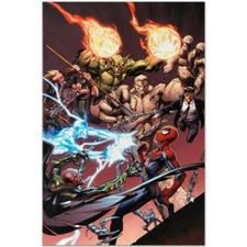 Marvel Comics "Ultimate Spider-Man" Limited Edition Art Canvas Numbered
