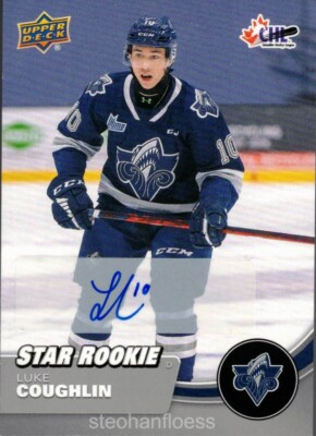 2021-22 Upper Deck CHL #392 Luke Coughlin Auto Autograph Florida Panthers A