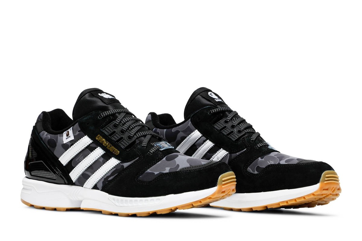 adidas BAPE x Undefeated x ZX 8000 'A-ZX Series - Black Camo