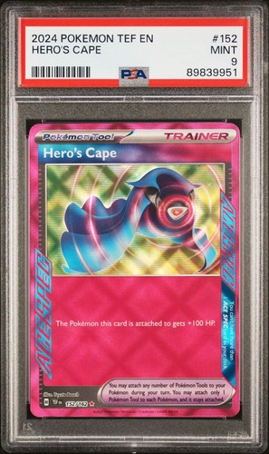 Hero's Cape graded PSA 9 for sale on eBay