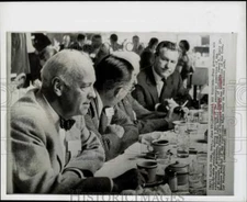 1960 Press Photo Harold Handley with fellow governors at conference in Montana
