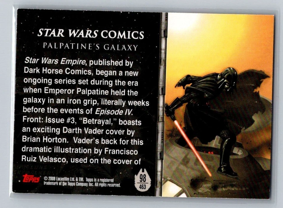 2009 Topps Star Wars Galaxy Series 4 - Palpatine's Galaxy #98 - Image 2 of 2