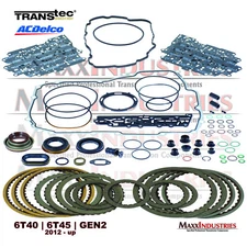 6T40 6T45 GM Transmission Rebuild Kit Master less Steels fits Gen 2 2012-up