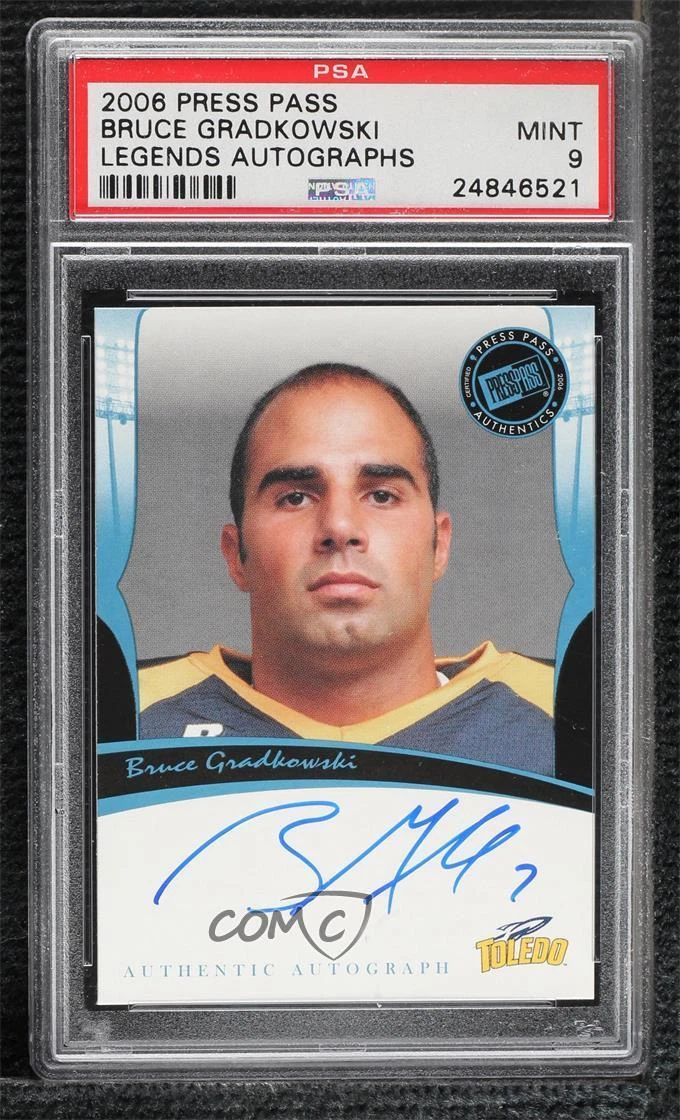 Bruce Gradkowski Press Pass Legends Legends Autographs # Base