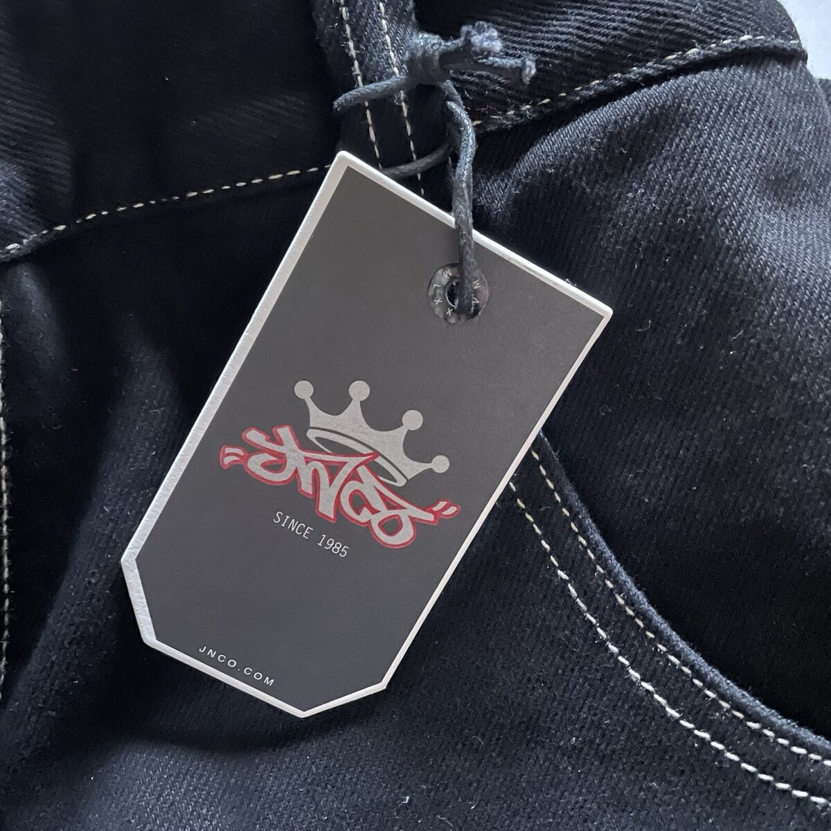 Vintage JNCO Jeans Black White SKUNKS Men's Size 36x32 Vintage JNCO Jeans Black White SKUNKS Men's Size 36x32
