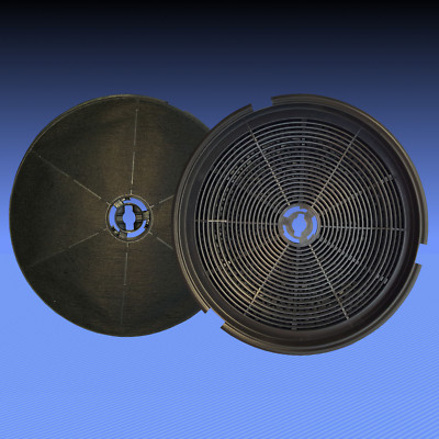 Sparset 2 Aktivkohlefilter Für Dunstabzugshaube – Passend Für BSH-Gruppe 353121 / 00353121, Rund, 210 Mm Durchmesser