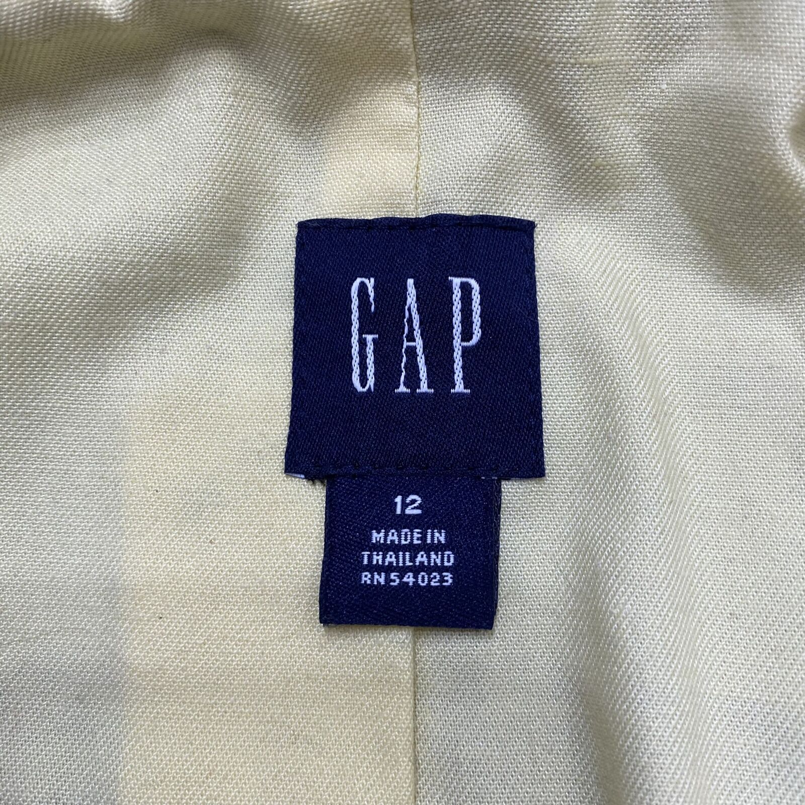 GAP Button Front Lined Green Casual Work Blazer J… - image 12