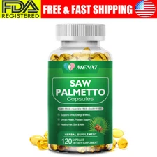 Saw Palm Capsule Prostate Supplement For Hair & Nail Health Both Men & Women US