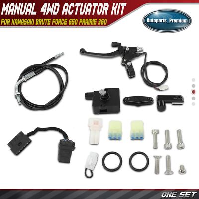 Manual 4WD Actuator Kit for Kawasaki Brute Force 650 750 Prairie