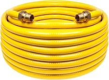 33ft 1/2'' Flexible Gas Line, CSST Corrugated Stainless Steel Tubing Pipe Kit