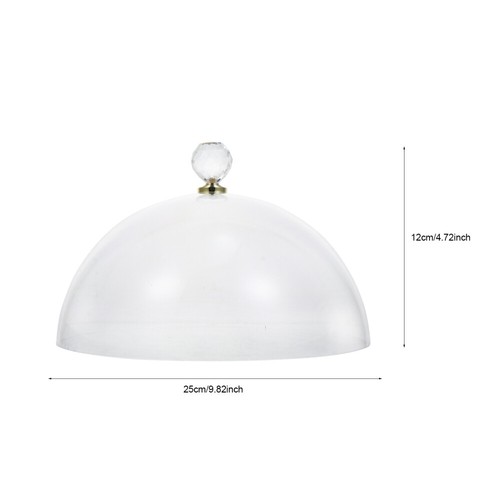 Dessert Display Dome Cake Server Dome Cake Glass Cover Bell Dome Cloche - 第 12/12 張圖片