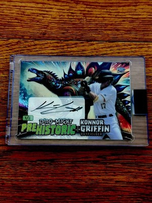 Konnor Griffin    2024 PRC Dino-Might Prehistoric Auto 1/3  RARE 