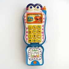 SESAME STREET Elmo's World Cell Phone Talking Flip 2002 WORKS