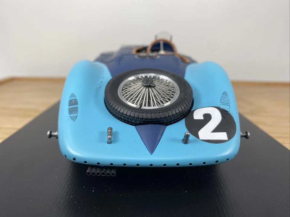 1/18 Spark 1937 Labric Bugatti Tipo 57G Wimille Benoist LeMans ¡Gana 18LM37! Foto 4 de 4
