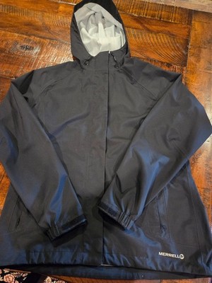 merrell opi shell womens black jacket med