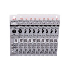 Ballpoint Pen Refills, Black, 10 Pack for Jetstream Edge SXR20328
