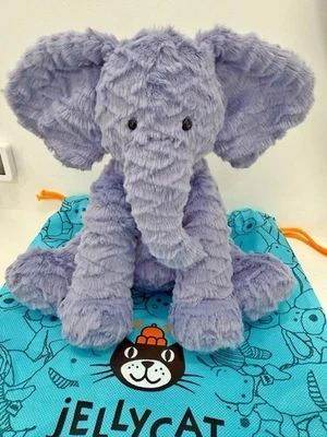 Jellycat Fuddlewuddle Elephant 23cm soft plush tags+dust bag 1pcs NEW