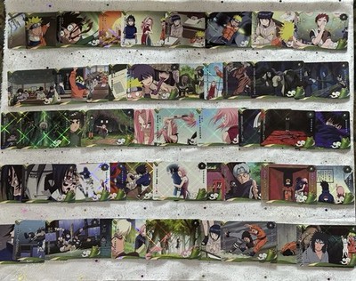 Full Set R 001-050 Official Naruto Kayou Trading Cards NM Tier 4