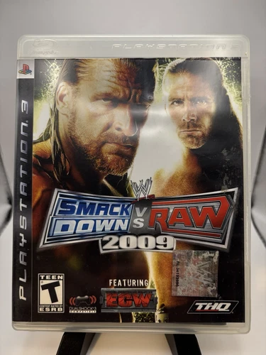 Smack Down Vs Raw 2009 WWE Wrestling - PlayStation 3 Game PS3 Sony