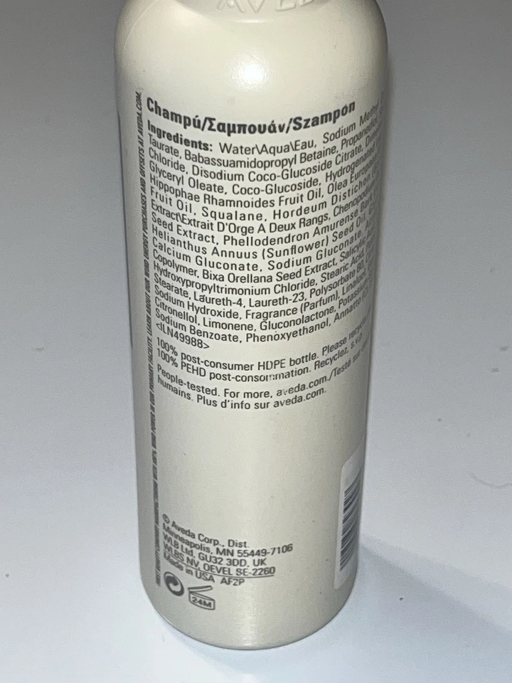 Champú Reestructurador AVEDA DAM REMEDY 8,5 OZ / 250 ml Nuevo Foto 4 de 4