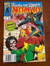 NOMAD # 10 VF NEWSSTAND COPY MARVEL COMICS 1993 RED WOLF APPEARANCE