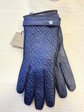 BNWT Sunning Burberry Lambs Leather Black Gloves Ladies Size 7.5