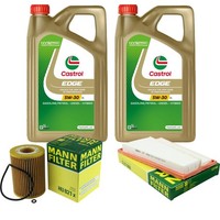 Inspektionspaket 10L Castrol Titanium 5W-30 FüR Mercedes M-Klasse W164 ML 320