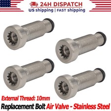 Set Of 4 Air Valve Replacement Bolt For Jaguar Bbs Rs2 Split Rim Alloy Wheel Set Of 4 Air Valve Replacement Bolt For Jaguar Bbs Rs2 Split Rim Alloy Wheel