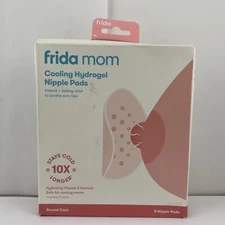 Frida Mom Nursing Pads, Cooling Hydrogel Nipple Pads, Soothing Hydration, 8 ct