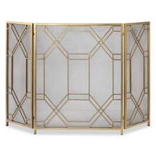 Rosen - 52.5 inch Fireplace Screen Accessories Uttermost 18707
