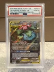 Venusaur and Snivy GX Holo SM 229 Full Art Tag Team Black Star Promo Psa 10