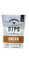 Kinder's Onion Dip &Seasoning Mix Handcrafted with Real Onion 1.25 oz Bb10/27