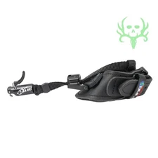 T.R.U. BALL ARCHERY Bone Collector Beast XT Hybrid Buckle Strap Black Release, L