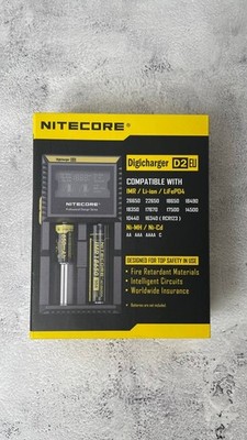 Nitecore Digicharger D2 für Li-Ion, LiFePO4, Ni-MH, Ni-Cd, Akkus