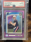 2024 Panini Donruss - Rated Rookie Drake Maye #379 Optic Preview Pink Prizm (RC)