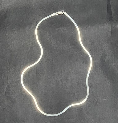 16 Zoll Sterlingsilber 2,2 mm Fischgrät Kette