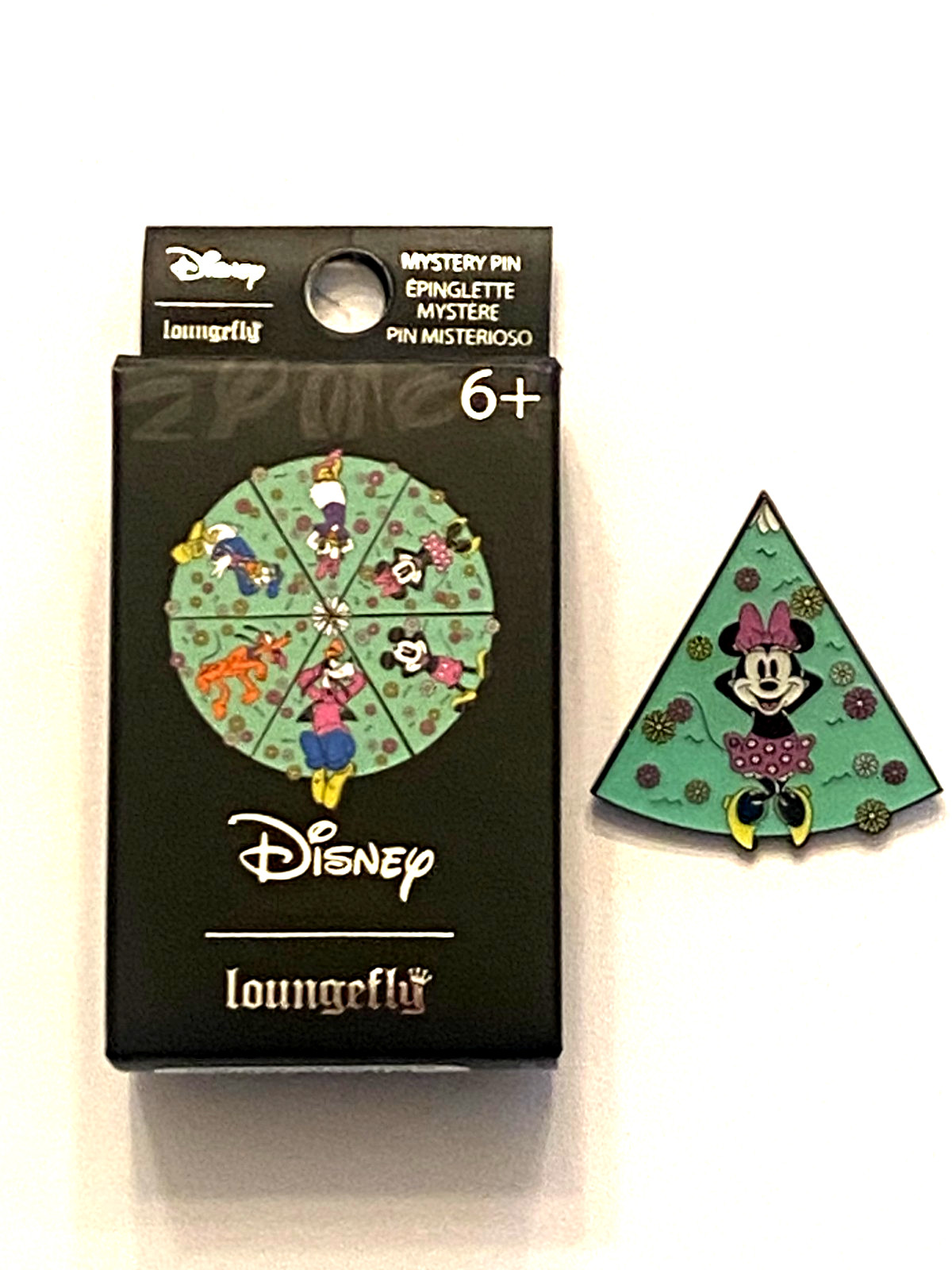Disney Mickey & Friends Lounge Fly Mystery Flower Puzzle pin. New. Comes w/box