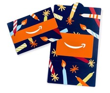 AMAZON UK Gift Card �15 in a Birthday Candle FREE NXT DAY DELIVERY