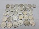 Lot of 31 40% Silver Kennedy Half Dollars 1965-1969