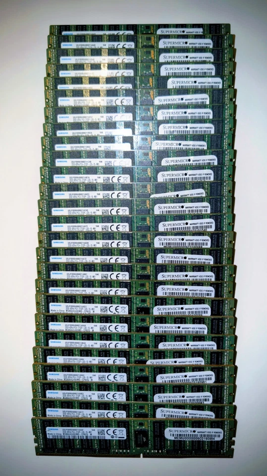 Kit Samsung 64 GB (2x32 GB) DDR4 2133 MHz LRDIMM ECC RAM para Dell R730 HPE Gen9 UCS Foto 4 de 4