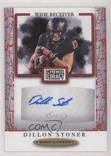 2021 Sage Premier Draft Auto Red Dillon Stoner #A50 Auto 0ry1