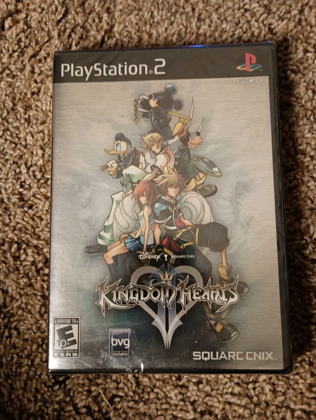 Kingdom Hearts II (Black Label / Foil Cover / Factory Sealed) PlayStation 2 2006