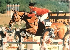 Dirk Hafemeister 1958-2017 German equestrian Olympic autograph signed4"x6" photo