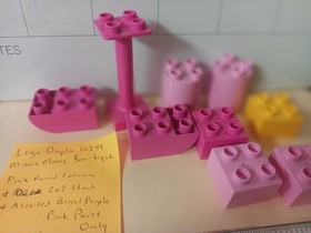 Lego Duplo 10844 Minnie Mouse Bow-tique 2x2 Stand Round Column & Brick Parts
