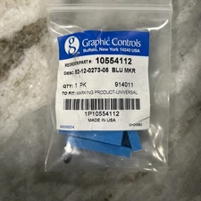NEW GRAPHIC CONTROLS 82-12-0273-05 DISPOZ-A-MARK SERIES 12 BLUE